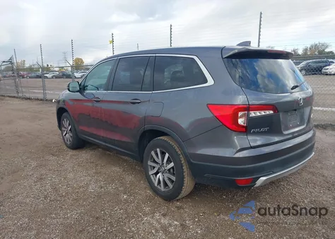2019 Honda Pilot Ex-L from USA, damaged, VIN 5FNYF6H59KB022751